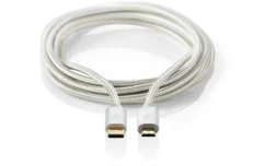 Produktbild för Nedis USB 2.0-kabel - Typ-C hane - Micro B-hane - 2m - Aluminium