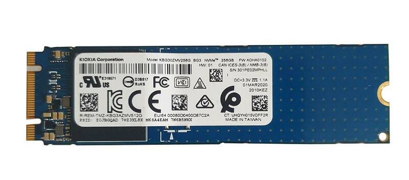 Produktbild för Toshiba BG3 256GB SSD PCI Express NVME m.2 - Renoverad produkt