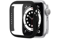 Produktbild för Taltech Shockproof Case + Screen Protector for Apple Watch 7 - 45mm - Black