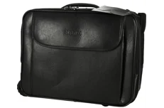 Produktbild för Deltaco Rullväska av konstläder för 15,6"-notebook, svart