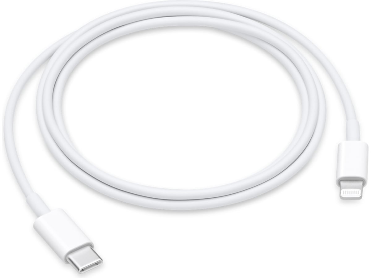 Produktbild för Apple USB-C till lightning-kabel 1m (vit)