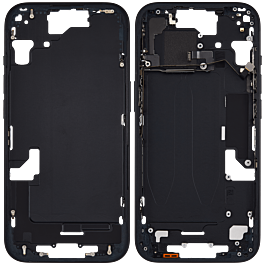 Produktbild för Apple iPhone 15 - Byte av mellanram - Svart - Grade A