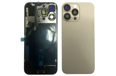 Produktbild för Apple iPhone 16 Pro Max - Baksidebyte - Guld Titanium