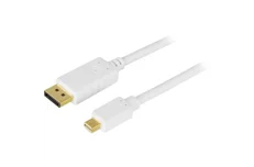 Produktbild för Deltaco DisplayPort till Mini DisplayPort  - 1m - Vit