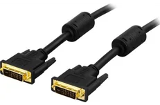 Produktbild för Deltaco DVI Monitorkabel dual link - DVI-D - 2m - Svart