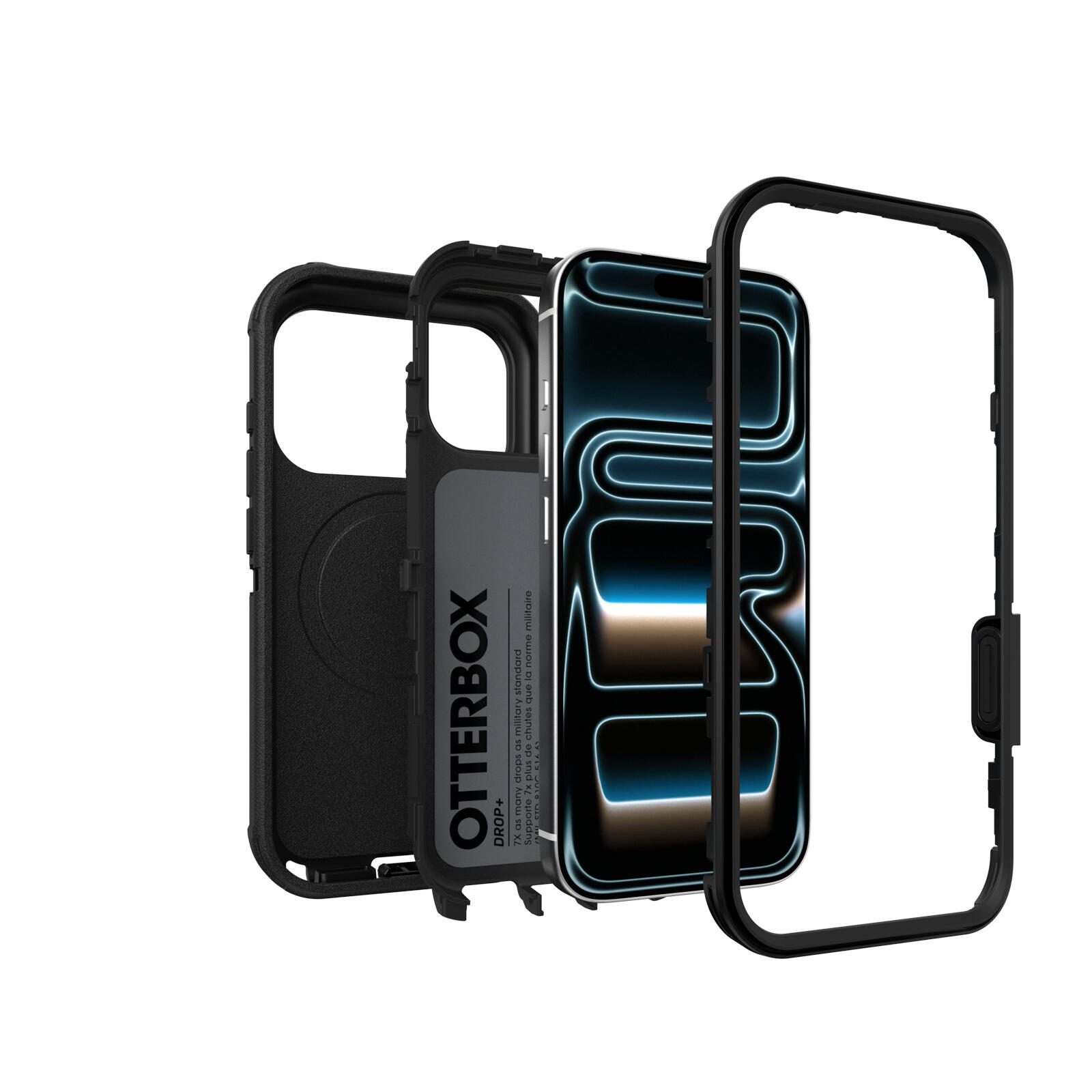 Produktbild för Otterbox iPhone 18 Pro - Defender Pro MagSafe Camera Control - ProPack - Svart