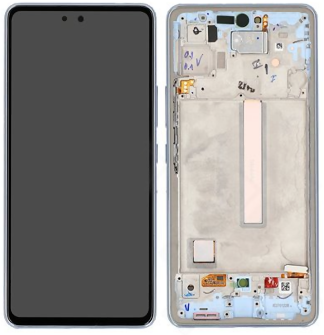 Produktbild för Samsung Galaxy A53 5G (SM-A536B) - Glas och displaybyte - Blå - Grade A-