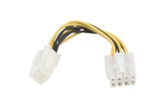 Produktbild för Deltaco Adapterkabel 4-pin ATX12V till 8-pin EPS12V 10cm