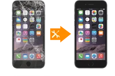 Produktbild för Apple iPhone 6S - Skärm och Glasbyte - AAA - Svart