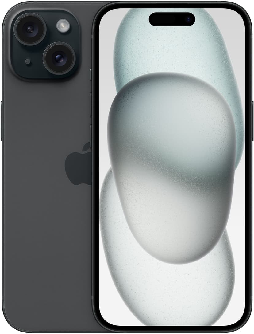 Produktbild för Apple iPhone 15 - 256GB - Svart - Grade B