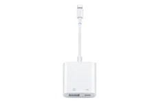 Produktbild för SiGN Lightning & USB Kamera Adapter - Vit