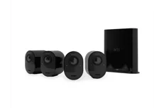 Produktbild för Arlo Ultra 2 övervakningskamera utomhusv - Svart - 4-pack med smarthub