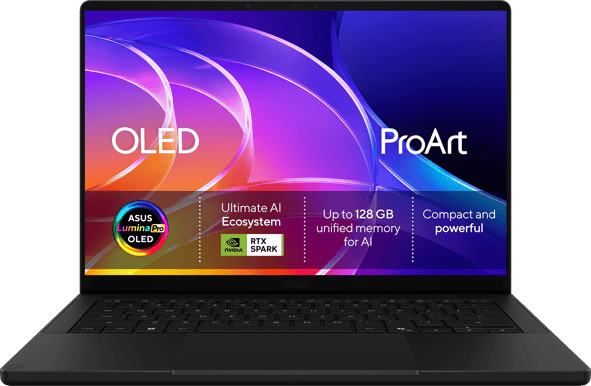 Produktbild för ASUS ProArt P14 14" OLED - NVIDIA Blackwell RTX - RTX Spark N1X - 32GB - 1TB - Windows 11 Pro