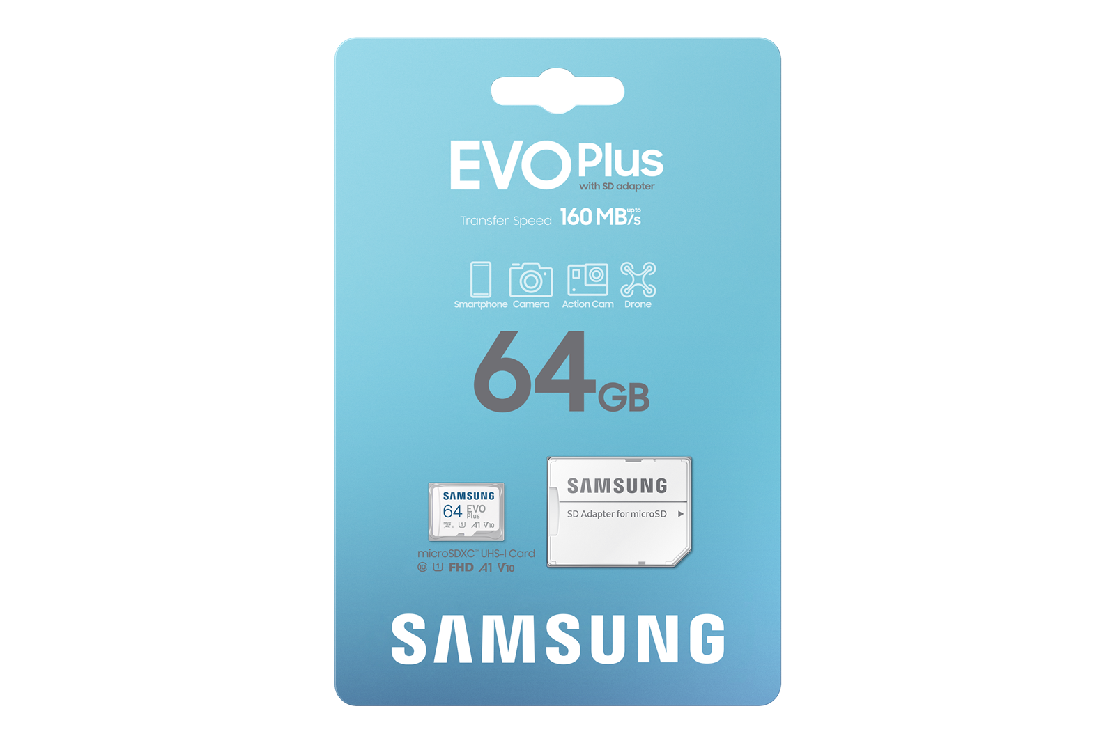 Produktbild för Samsung MicroSD EVO Plus 64GB