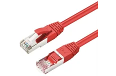 Produktbild för MicroConnect CAT6A S/FTP Nätverkskabel - 1m - Röd