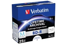 Produktbild för Verbatim M-Disc BD-R, 4x - 25GB- 5-pack