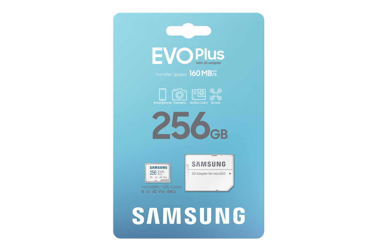 Produktbild för Samsung MicroSD EVO Plus 256GB