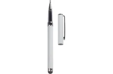 Produktbild för Deltaco Stylus Pen för touchskärmar, kulspetspenna, vit.