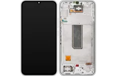 Produktbild för Samsung Galaxy A34 (SM-A346) - Skärm och Glasbyte - Silver - Grade A