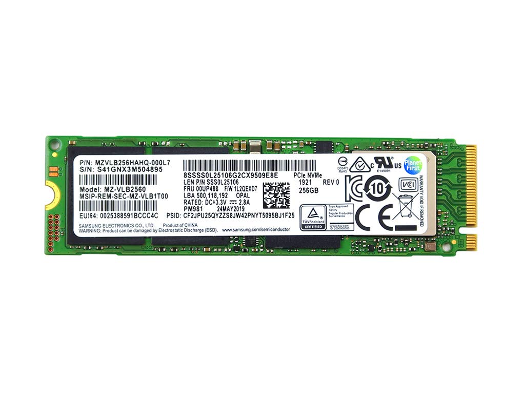 Produktbild för HP SSD 256GB PCIe NVMe - Renoverad produkt