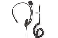 Produktbild för Nedis PC-headset | On-Ear | RJ9-kontakt