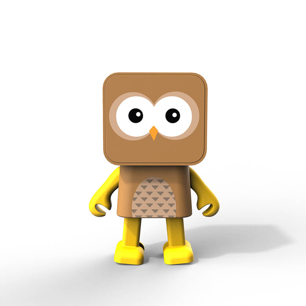 Produktbild för MOB Trådlös högtalare - Bluetooth - Dansande Uggla