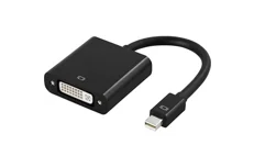 Produktbild för Deltaco mini DisplayPort till DVI-D Single Link adapter - 0,2m - Svart
