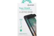 Produktbild för eSTUFF TitanShield för iPhone 6/6S/7/8 - Curved Black