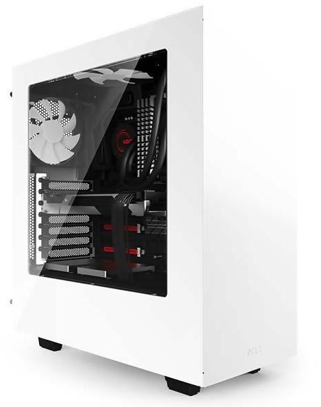 Produktbild för NZXT S340W - Core i7 8700K - 32GB - 500GB SSD + 1TB HDD - GTX 1080 Ti - Win 11 Pro - Grade B