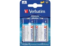 Produktbild för Verbatim 2-pack Batterier D LR20 Alkaline 1,5v