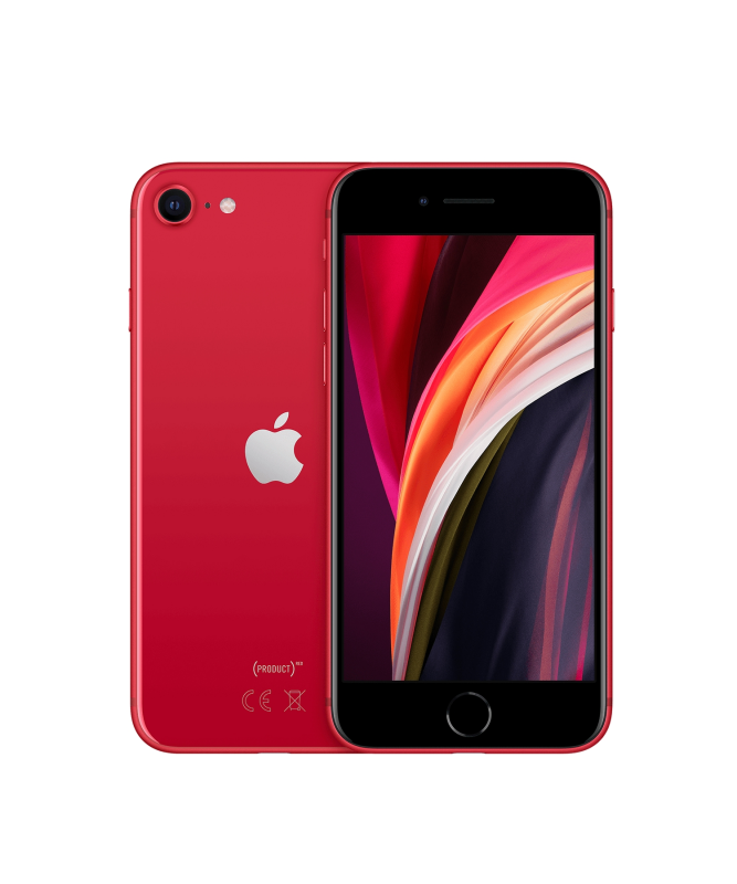 Produktbild för Apple Iphone SE 2020 - 64GB - Röd - Grade B+