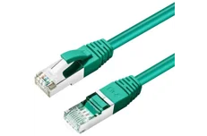 Produktbild för MicroConnect CAT6A S/FTP Nätverkskabel - 1m - Grön
