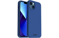 Produktbild för SiGN Liquid Silicone Case for iPhone 14 - Sea Blue
