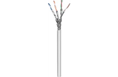 Produktbild för MicroConnect S/FTP folieskärmad inst.kabel - Cat6a - 100m - Grå