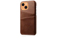 Produktbild för IPhone 13 case with card holder - Brown
