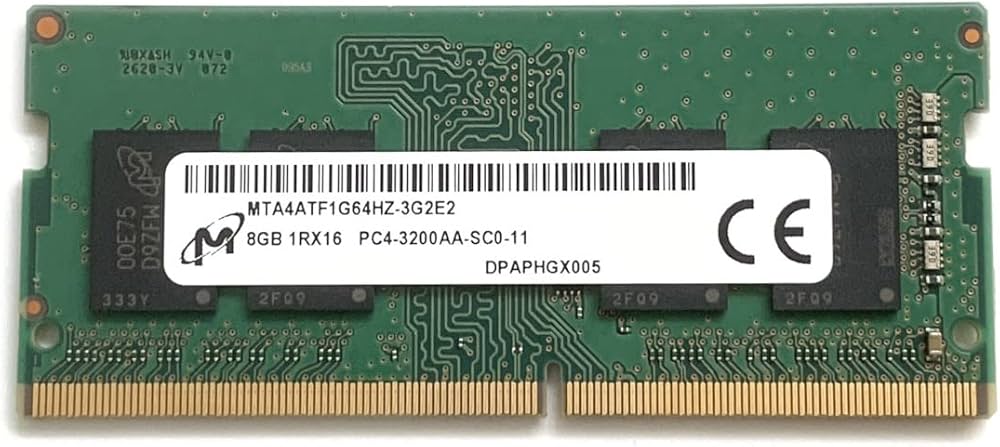 Produktbild för Micron 16GB (2 x 8GB) DDR4 So-Dimm - 3200MHz - Bulk förpackad