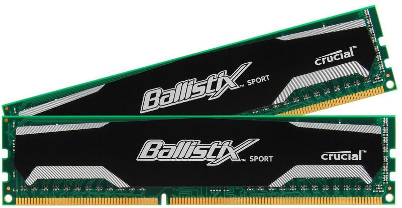 Produktbild för Crucial BallistiX Sport 16GB (2 x 8GB) DDR3 1600MHz - Renoverad