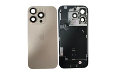 Produktbild för Apple iPhone 16 Pro - Baksidebyte - Sand Titan (Glaset)