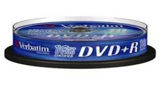 Produktbild för Verbatim DVD+R 16X 4,7GB 10-Pack Spindel