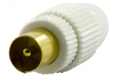 Produktbild för Deltaco Antennkontakt, 9,5mm hane, skruvmontering