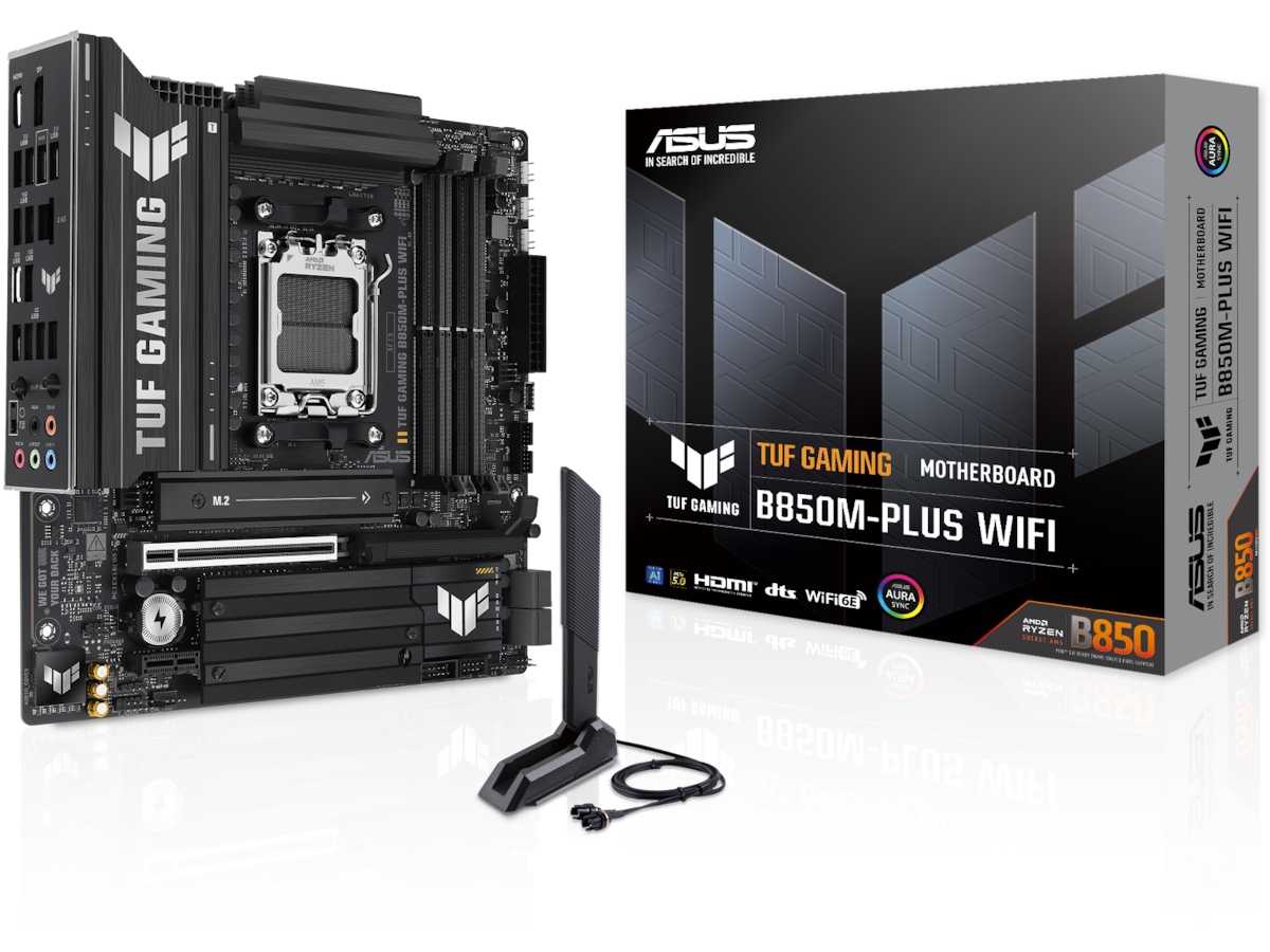 Produktbild för ASUS TUF GAMING B850M-PLUS WIFI Moderkort - DDR5