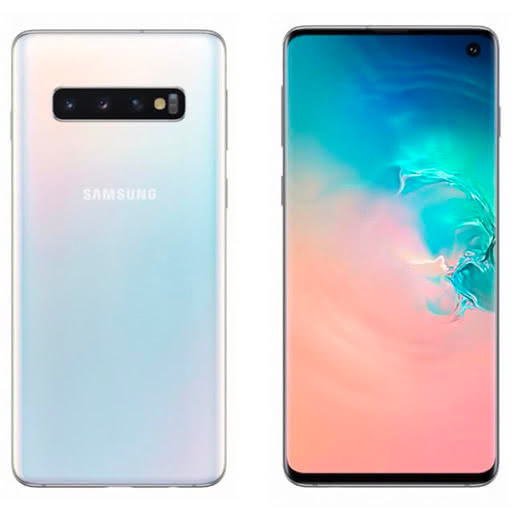 Produktbild för Samsung Galaxy S10 Plus - 128GB - Vit - Grade B