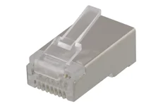 Produktbild för Deltaco RJ45 kontaktdon för patchkabel - Cat6a - Skärmad - 20-pack