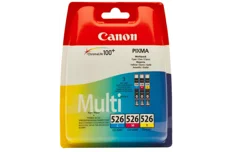 Produktbild för Canon CLI-526 Multipack Bläckpatroner Cyan/Magenta/Gul