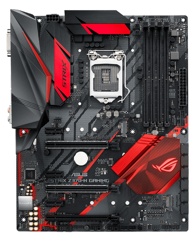 Produktbild för ASUS ROG STRIX Z370-H GAMING - Socket 1151 - Coffe Lake - Renoverad produkt