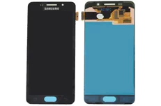 Produktbild för Samsung Galaxy A3 (2016) Glas och displaybyte - Svart / Guld
