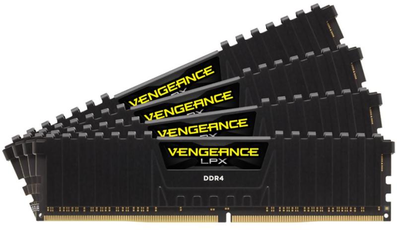 Produktbild för Corsair Vengeance LPX 32GB (4 x 8GB) DDR4 2666MHz CL16 - Svart