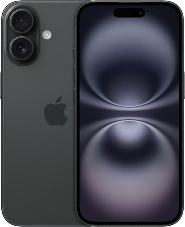 Produktbild för Apple iPhone 16 - 128GB - Svart - Grade C+