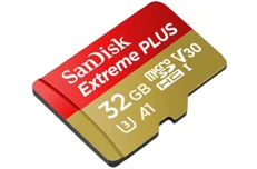 Produktbild för SanDisk MicroSDHC Extreme Plus 32GB - UHS-3 klass för 4k video