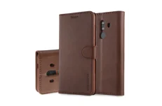 Produktbild för LC.IMEEKE Plånboksfodral för Huawei Mate 10 Pro - Dark Brown